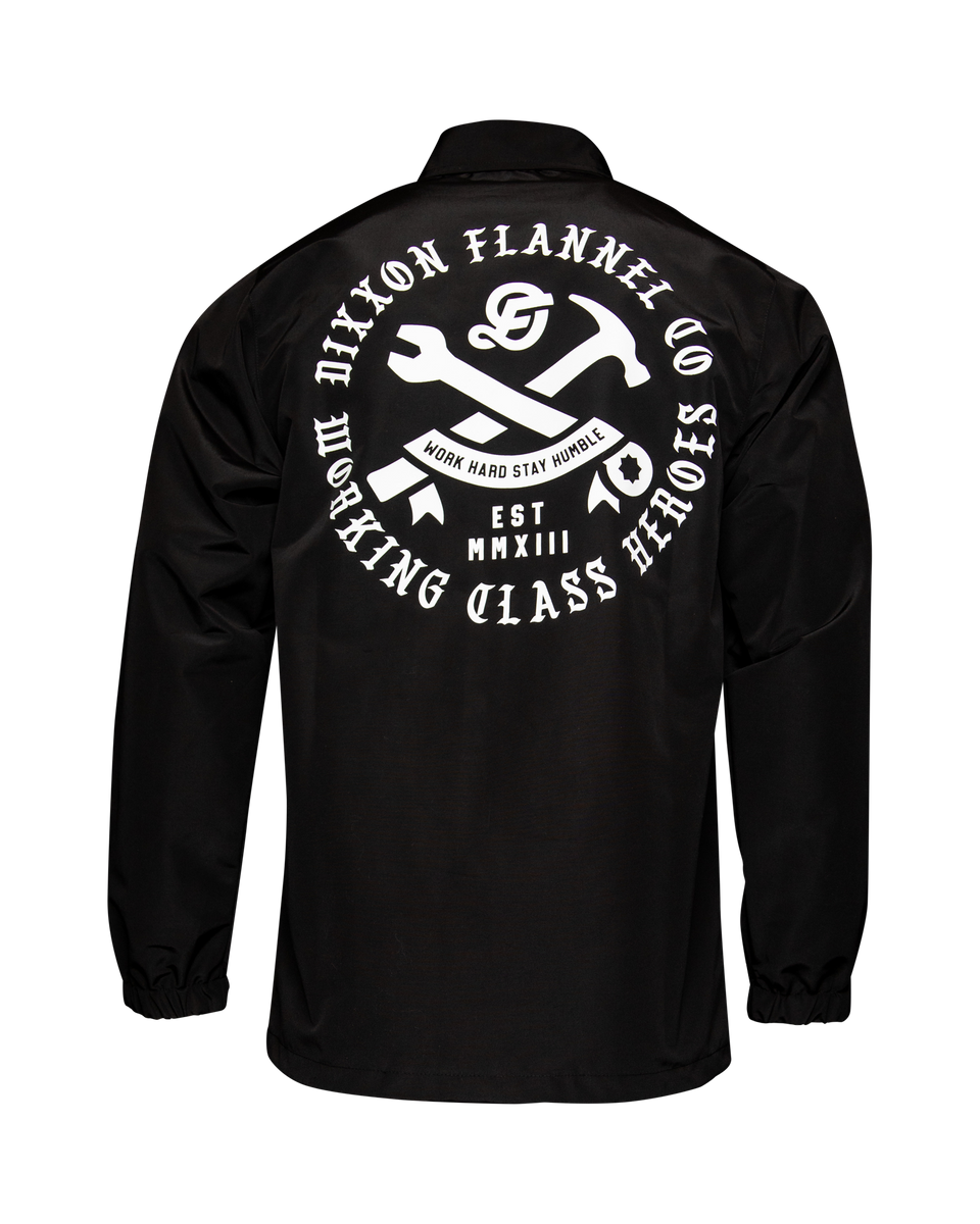 WORKING CLASS COACHES JACKET BLACK - MENS – Dixxon Canada