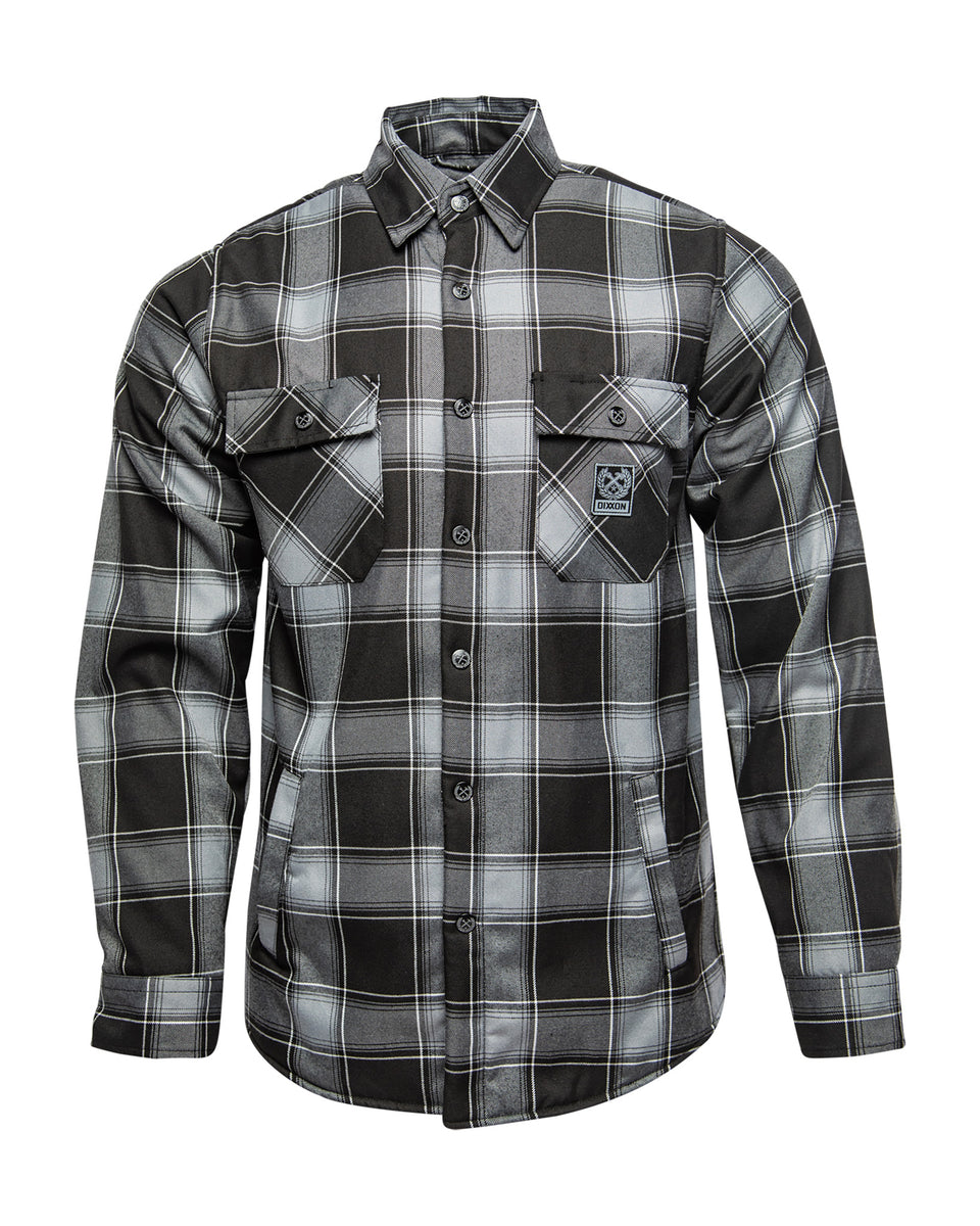GRAVEYARD SHERPA LINED FLANNEL JACKET - MENS – Dixxon Canada