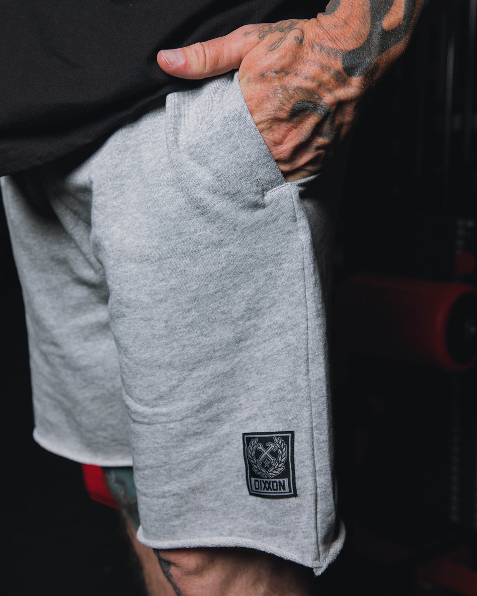 TERRY CUT OFF SHORTS CHARCOAL - MENS – Dixxon Canada