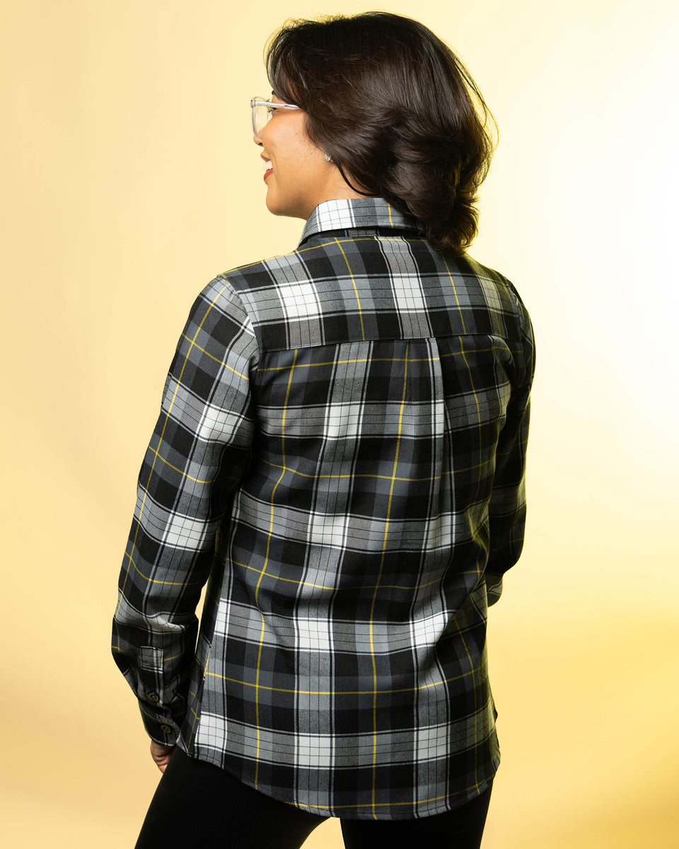 シャツ/ブラウス(長袖/七分) plaid flannel shirt Evergreen Plaid Flannel Shirt - Unisex - Made in Canada - Province