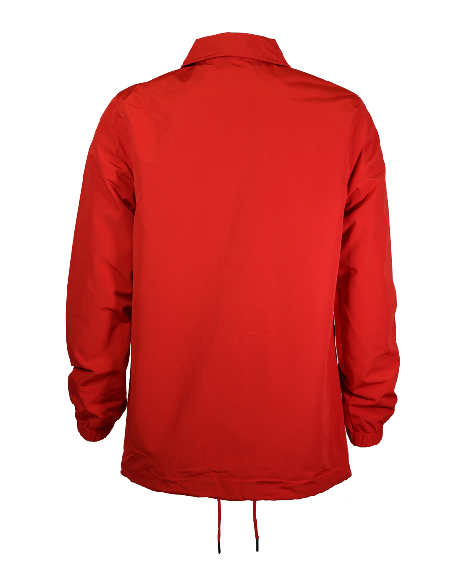 BLANK COACHES JACKET RED - MENS – Dixxon Canada BLANK COACHES JACKET RED - MENS – Dixxon Canada