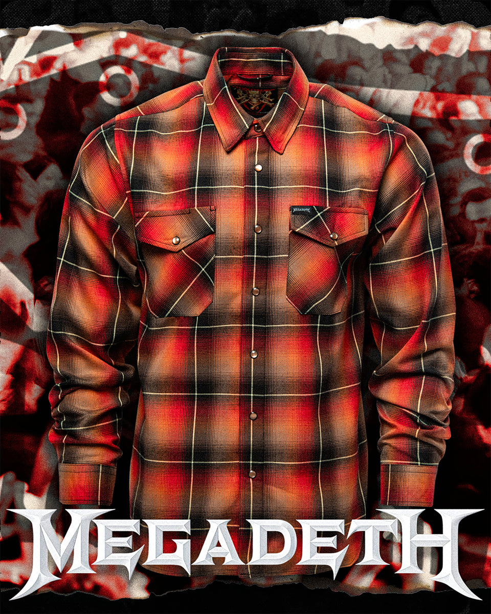 MEGADETH KILLING IS MY BUSINESS FLANNEL - MENS – Dixxon Canada