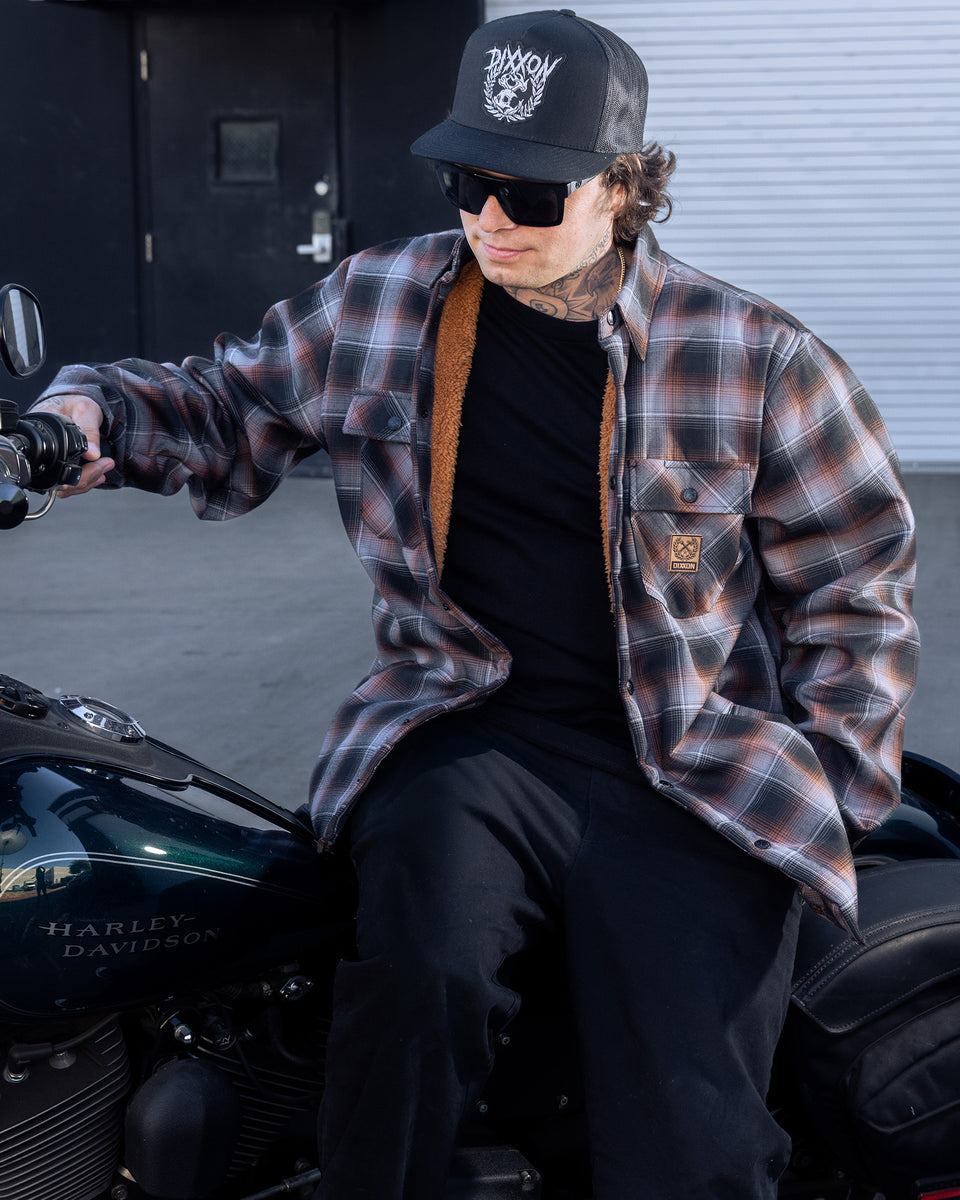 COPPERLINE SHERPA LINED FLANNEL JACKET - MENS – Dixxon Canada