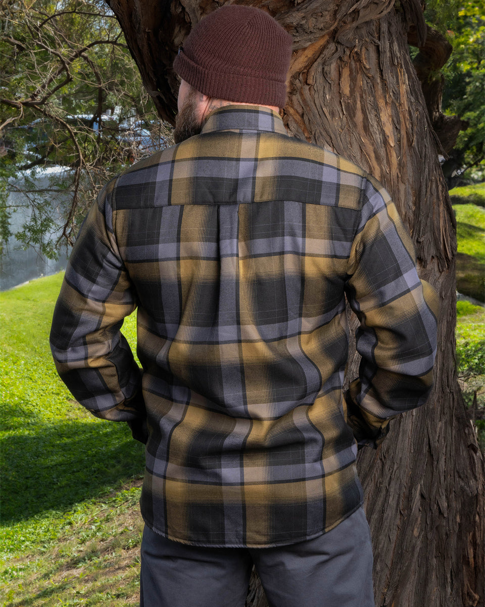 THE KNOX SHERPA LINED FLANNEL JACKET - MENS – Dixxon Canada