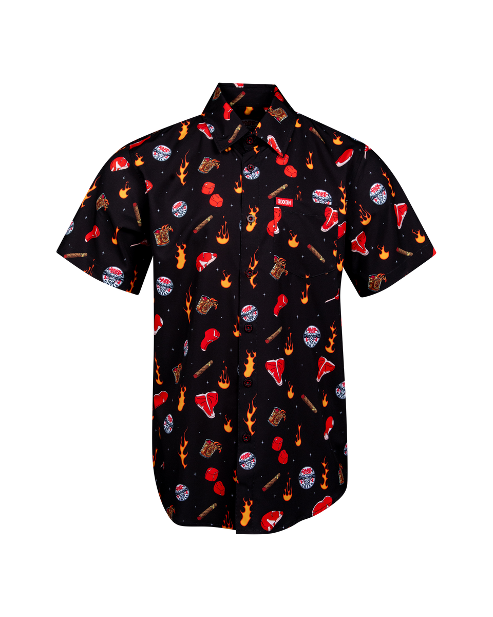 DARKSIDE OF THE GRILL SHORT SLEEVE BUTTON UP - MENS – Dixxon Canada