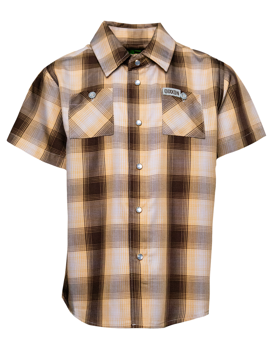 DODGE CITY BAMBOO SHORT SLEEVE BUTTON UP - YOUTH – Dixxon Canada