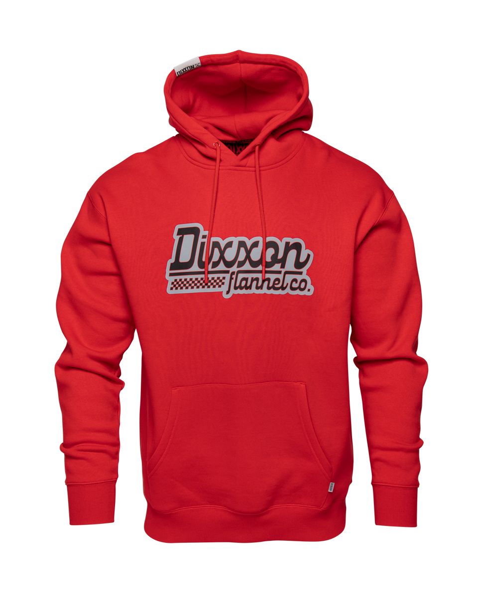DRIFT PULLOVER HOODIE RED - MENS – Dixxon Canada