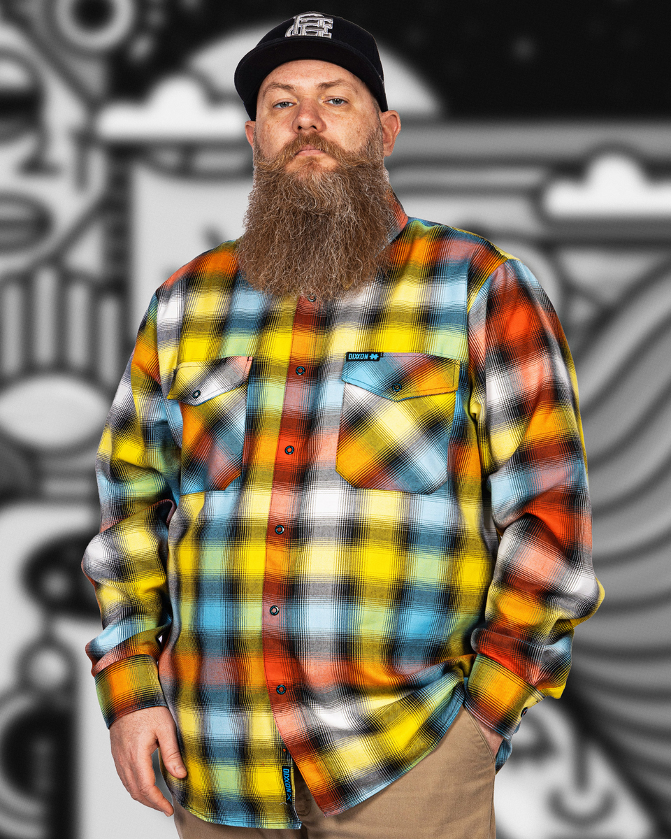 シャツ/ブラウス(長袖/七分) plaid flannel shirt Evergreen Plaid Flannel Shirt - Unisex - Made in Canada - Province
