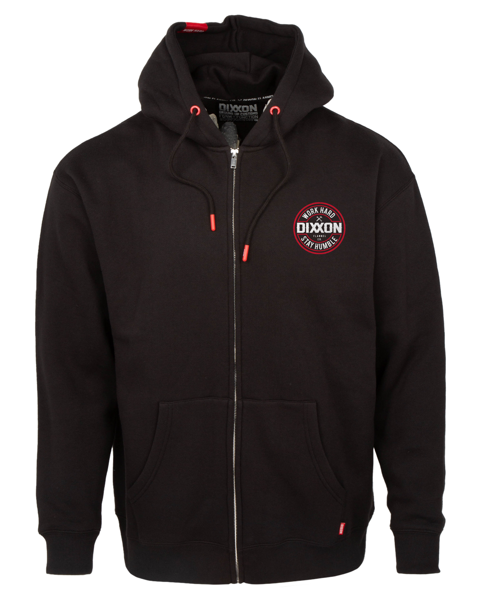 Black online red hoodie