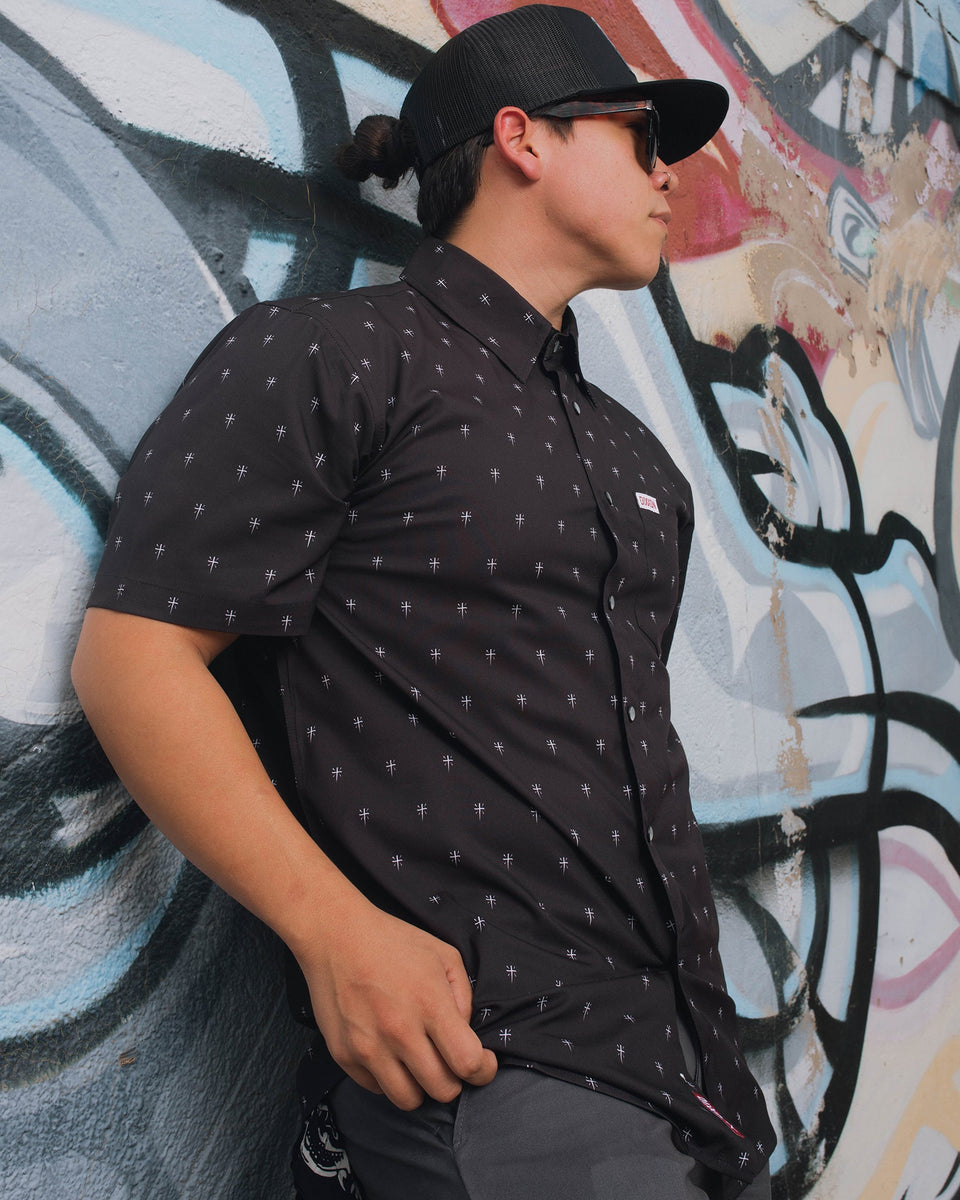 HISTORIA SHORT SLEEVE BUTTON UP - MENS – Dixxon Canada