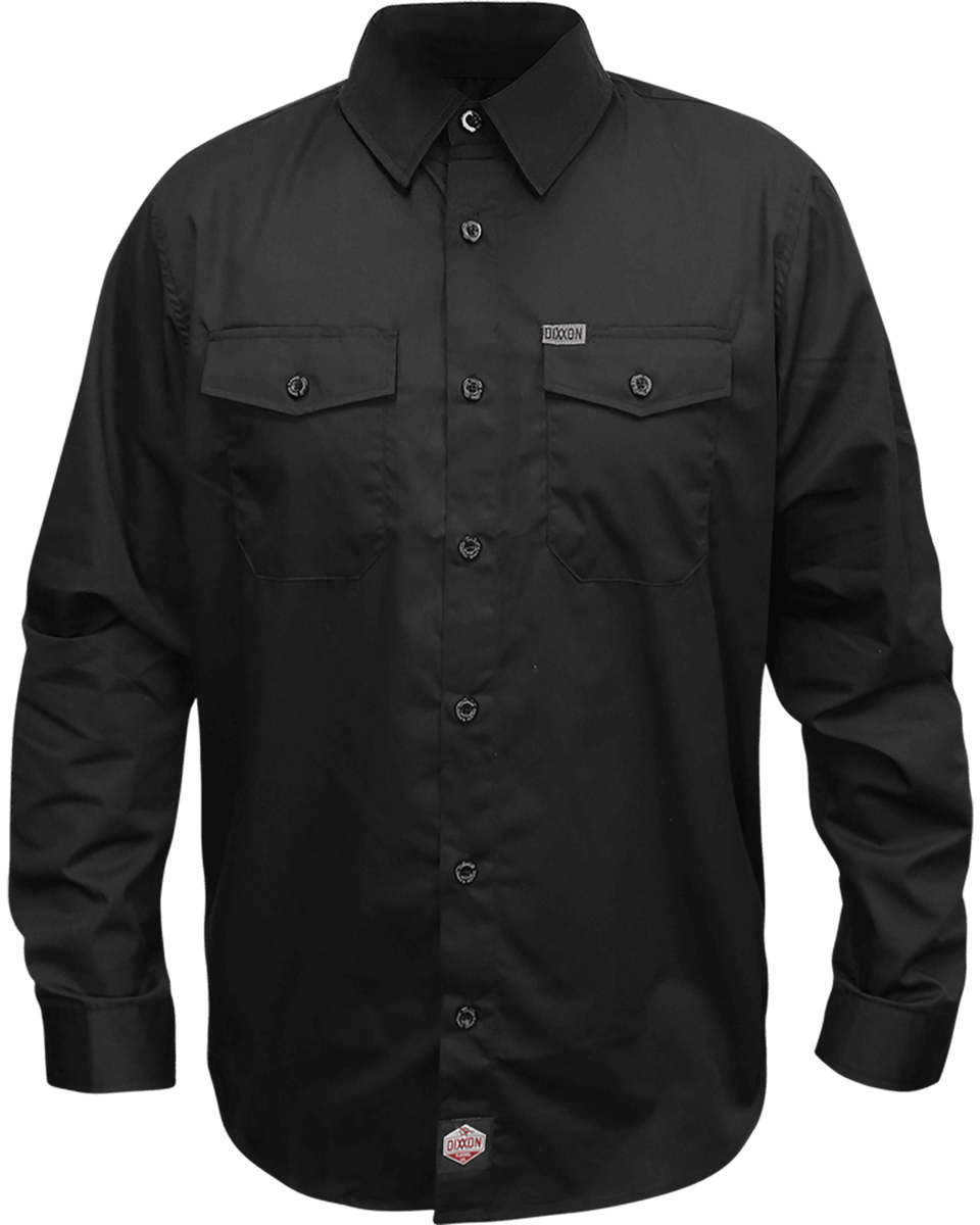 トップス digne button shirt black digne button shirt black