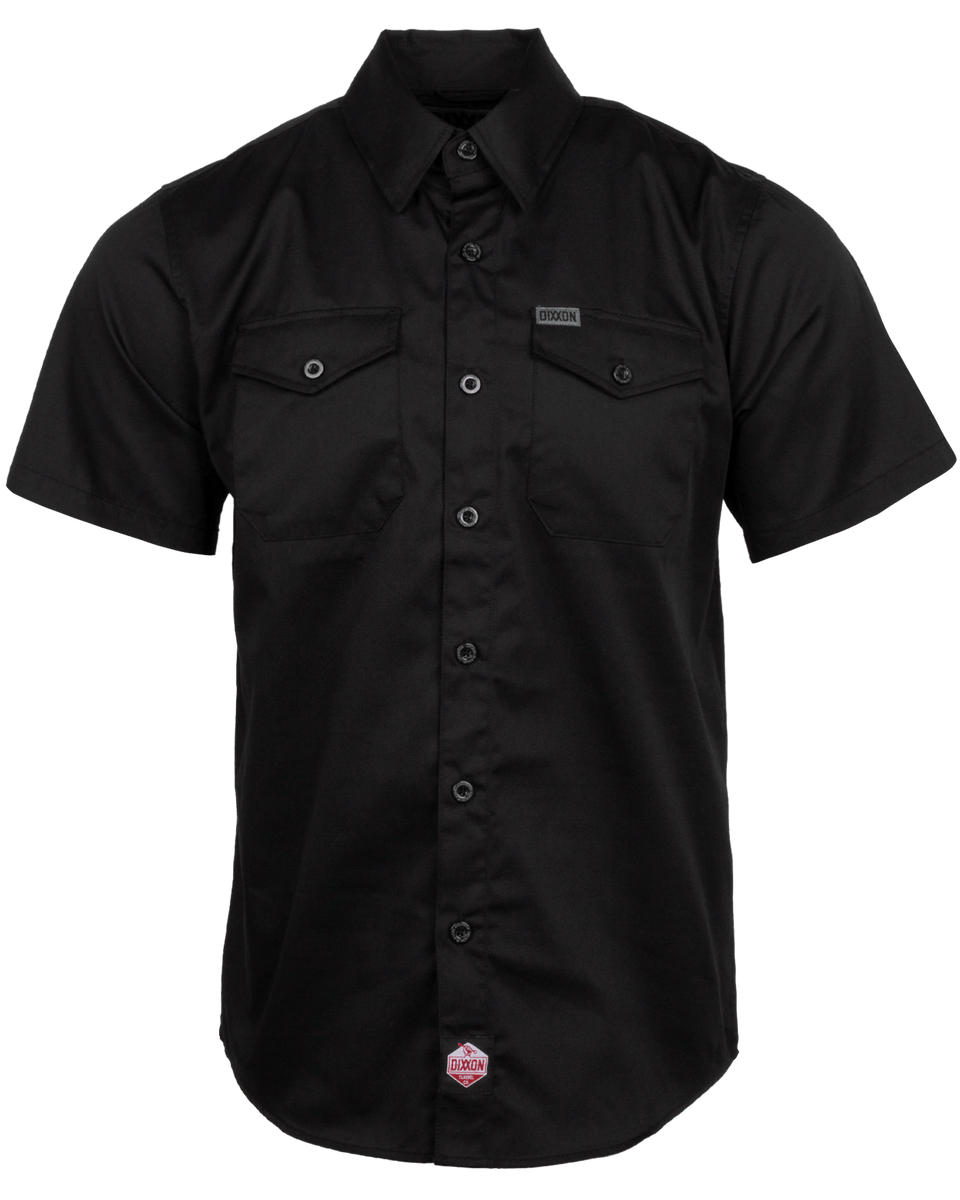 ミュージシャン buddix SS Work Shirt Black M size DIXXON WORKFORCE SHORT SLEEVE BUTTON UP BLACK - MENS – Dixxon Canada