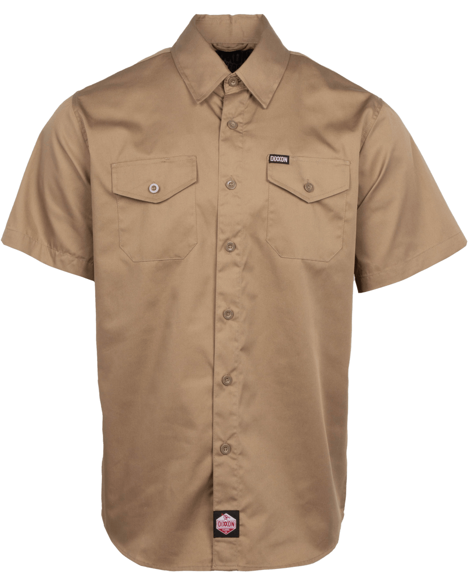 『TEN WORK SHIRT KHAKI S』 WORKFORCE SHORT SLEEVE WORK SHIRT KHAKI - MENS – Dixxon Canada