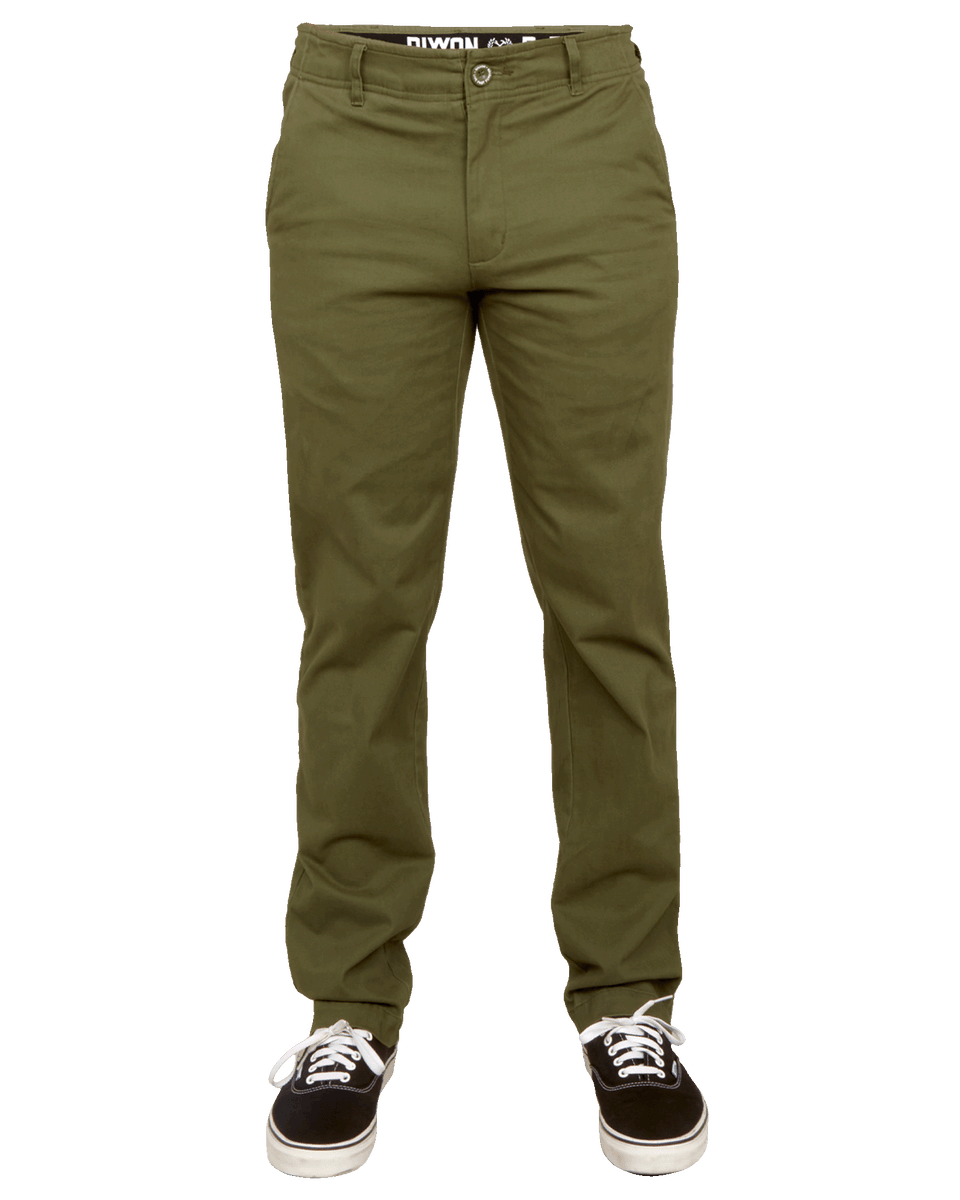 CHINO PANTS O.D. GREEN - MENS – Dixxon Canada CHINO PANTS O.D. GREEN - MENS – Dixxon Canada