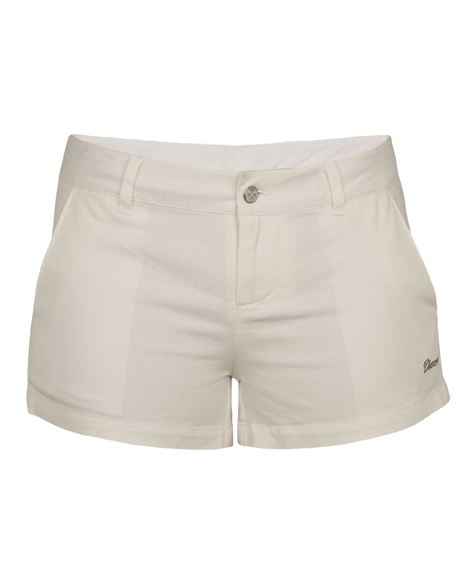 WOMENS CHINO SHORTS - White | Dixxon Flannel Co. – Dixxon Canada