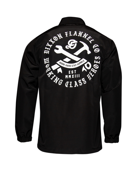 WORKING CLASS COACHES JACKET BLACK - MENS – Dixxon Canada