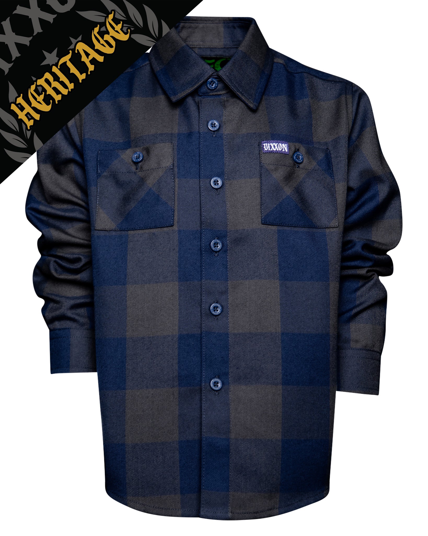 0 DARK 30 HERITAGE FLANNEL - YOUTH