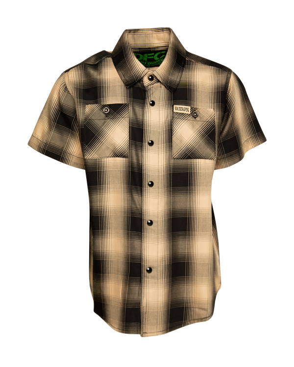 BARRIO HERITAGE BAMBOO SHORT SLEEVE BUTTON UP - YOUTH