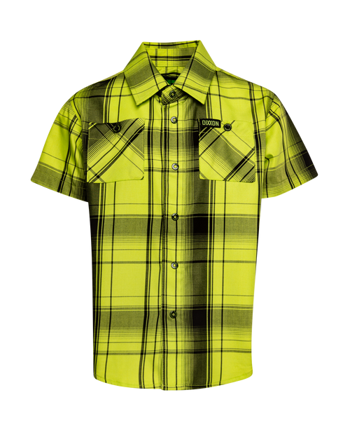 CHEMICAL BAMBOO SHORT SLEEVE BUTTON UP - YOUTH