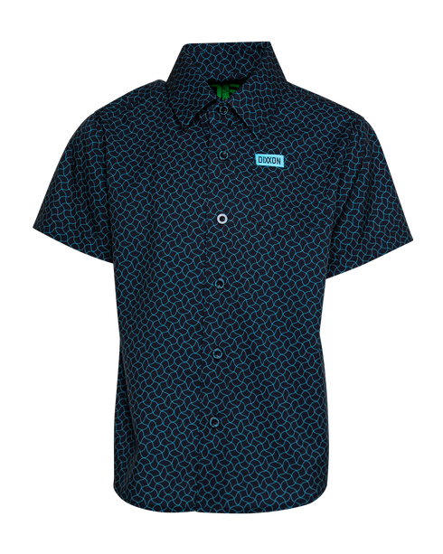 THE VISITOR PARTY SHIRT SHORT SLEEVE BUTTON UP - YOUTH