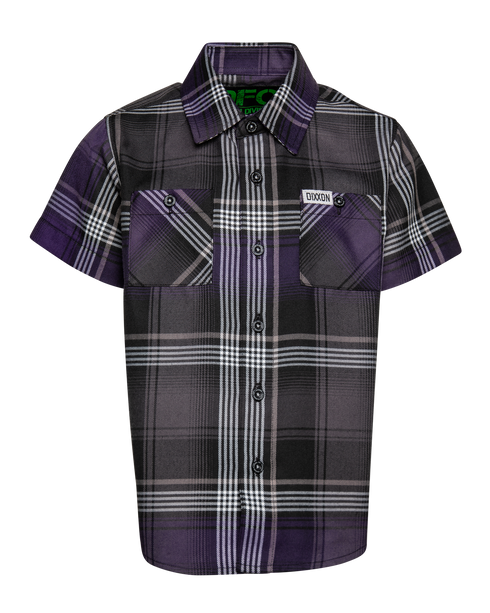 MENACE SHORT SLEEVE FLANNEL - YOUTH
