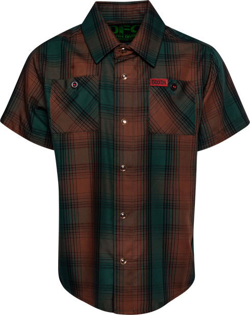 WIDOWMAKER BAMBOO SHORT SLEEVE BUTTON UP - YOUTH