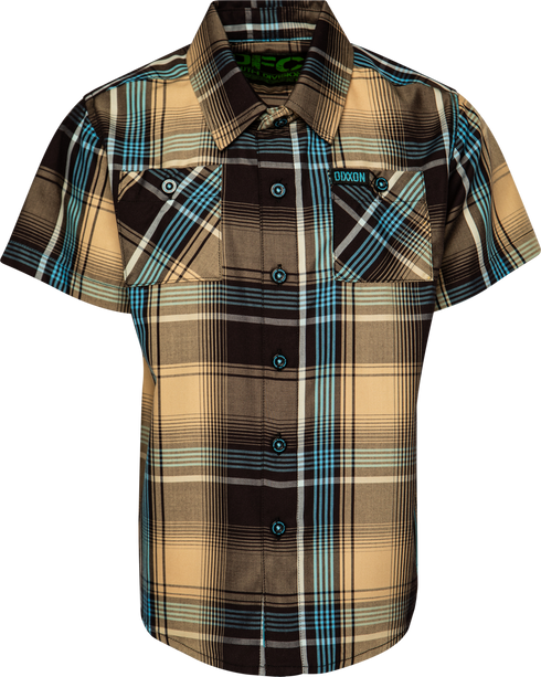 BOARDWALK BAMBOO SHORT SLEEVE BUTTON UP - YOUTH