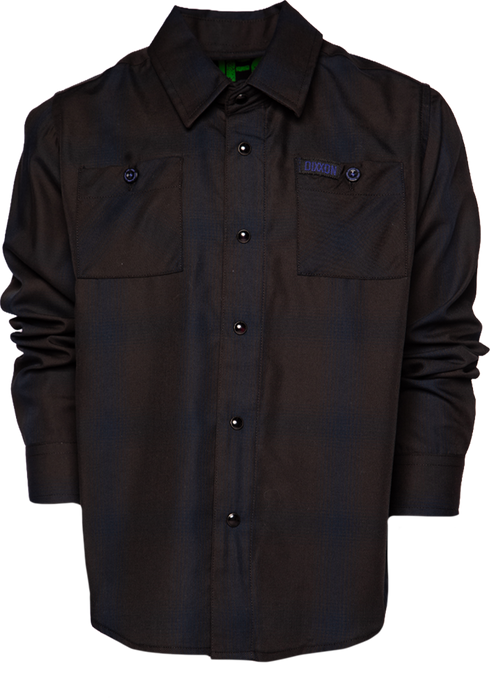 DEEP SEA BAMBOO LONG SLEEVE BUTTON UP - YOUTH