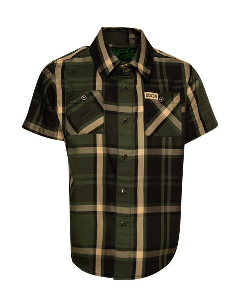 OUTPOST BAMBOO SHORT SLEEVE BUTTON UP - YOUTH