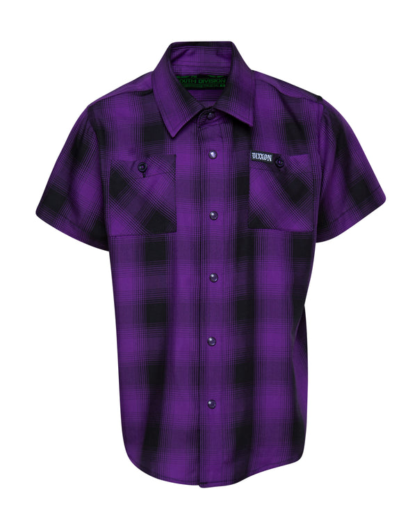 ROYALTY HERITAGE BAMBOO SHORT SLEEVE BUTTON UP - YOUTH