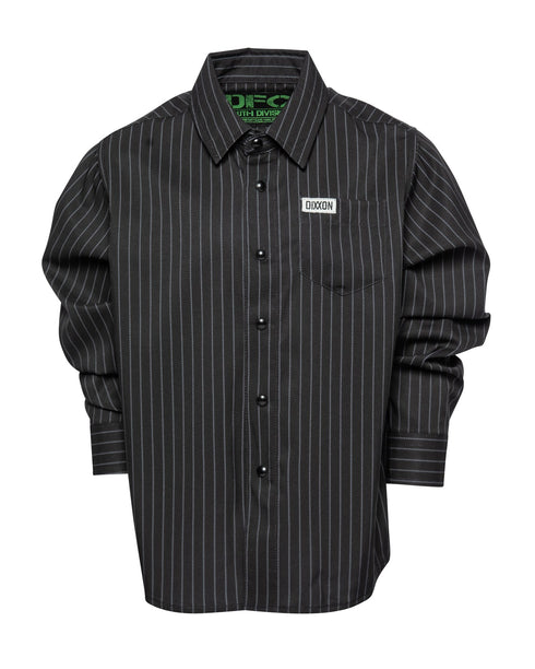 CABLE PARTY SHIRT LONG SLEEVE BUTTON UP  - YOUTH