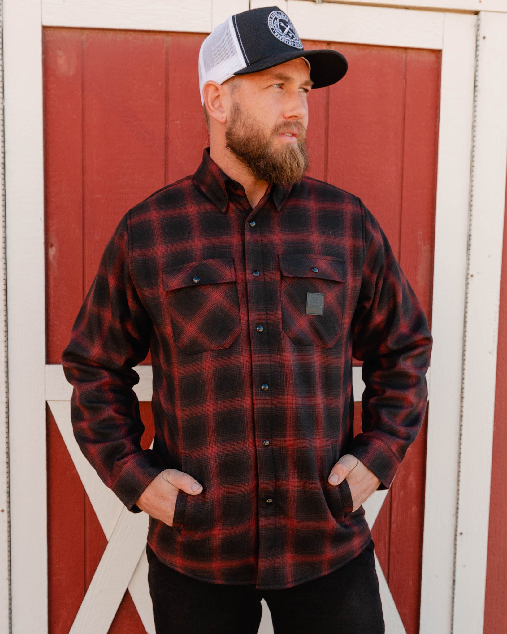 Mens Dixxon Flannel jacket outlet - The Murked (S)