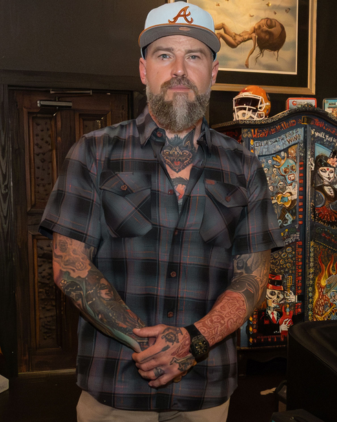 ZAC BROWN BAND SHORT SLEEVE FLANNEL - MENS