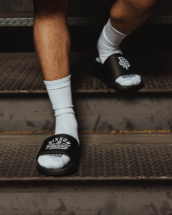 6PK PREMIUM CREW SOCKS WHITE