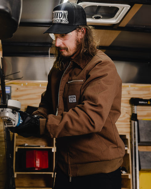 BROWN WORKFORCE CHORE COAT - MENS