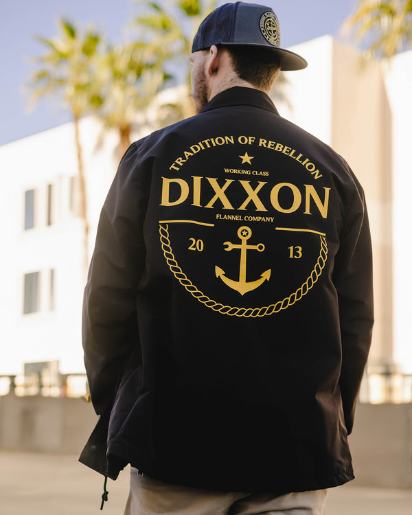 GOLD TRADITIONS OF REBELLION COACHES JACKET BLACK - MENS