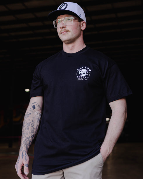 BUILT TO LAST T-SHIRT BLACK - MENS