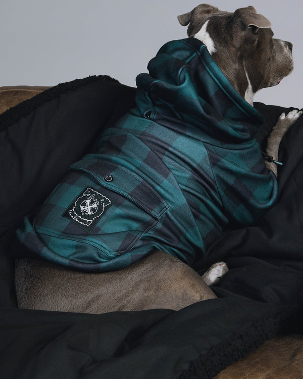 DOG HOODIE - EVERGREEN
