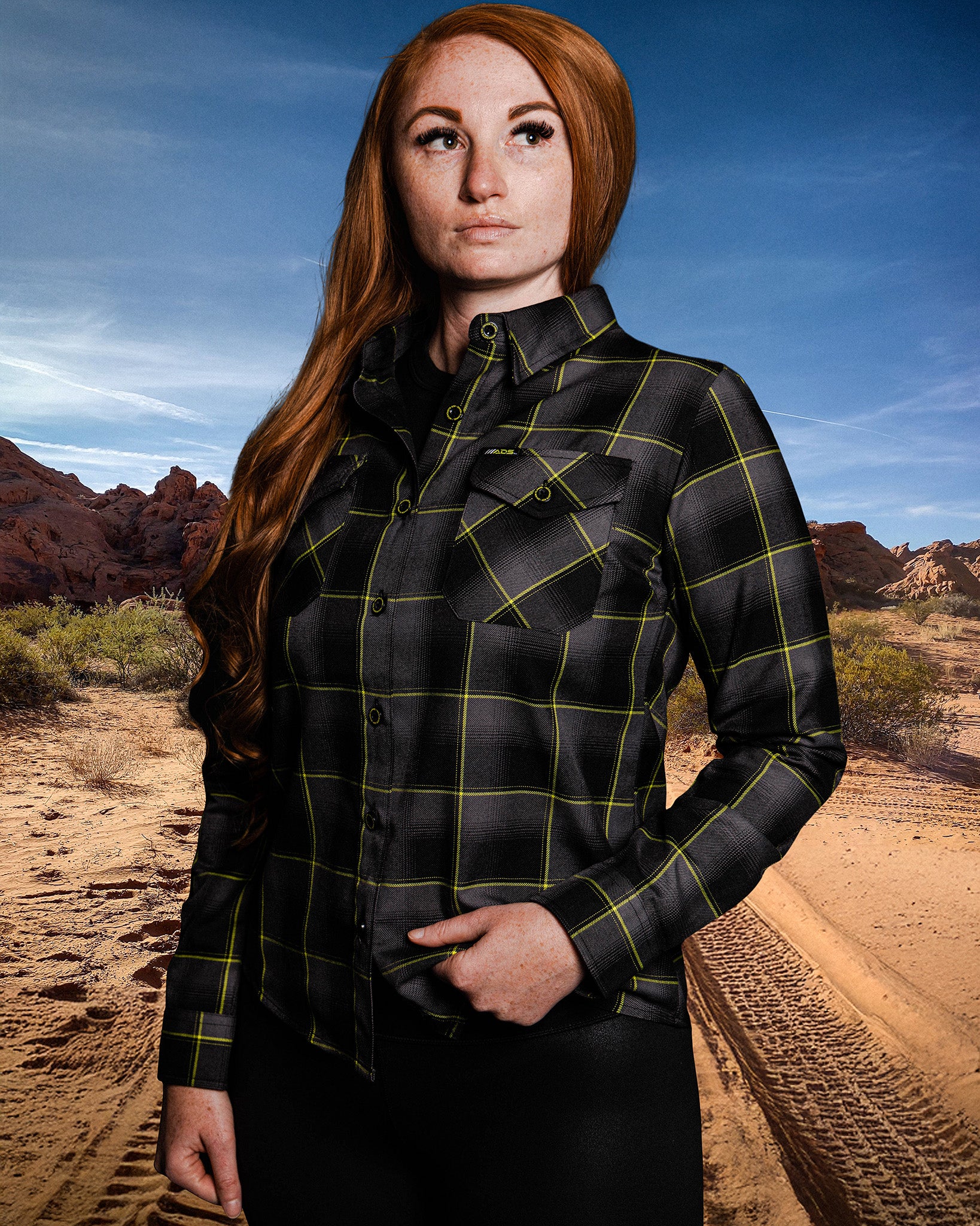 シャツ/ブラウス(長袖/七分) X-girl - X-girl FACE FLANNEL SHIRTS SANGTREE Girls' Women's Long Sleeve Flannel Plaid Shirt