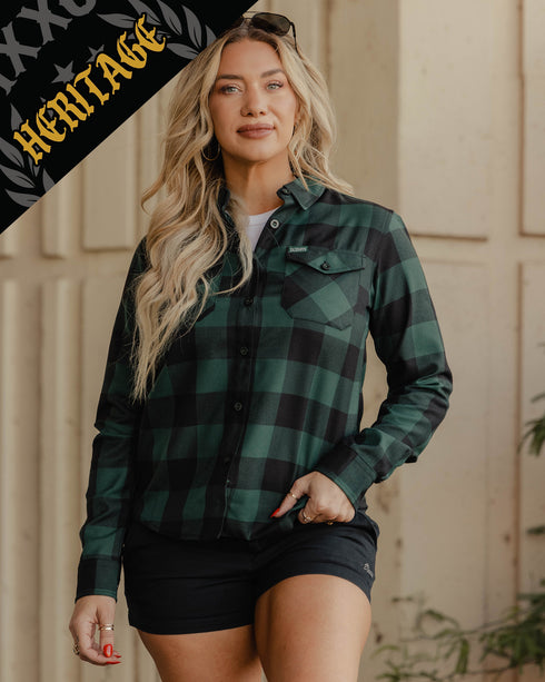 EVERGREEN HERITAGE FLANNEL - WOMENS