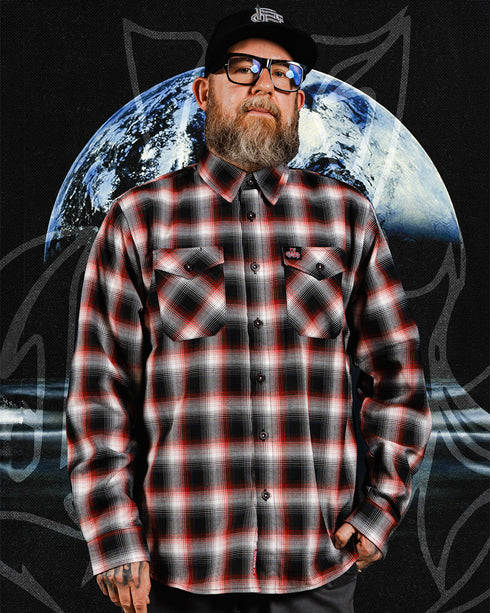 IN FLAMES LUNAR STRAIN FLANNEL - MENS