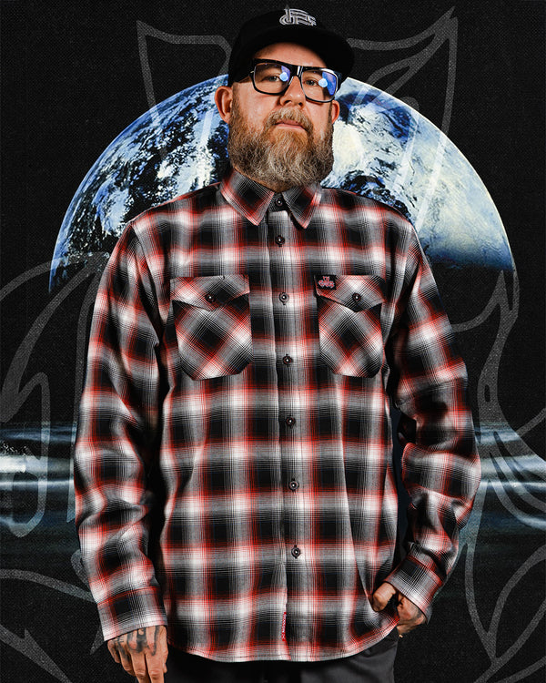 IN FLAMES LUNAR STRAIN FLANNEL - MENS