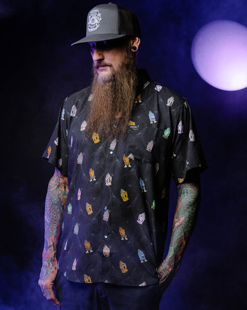 UNDEAD - PARTY SHIRT SHORT SLEEVE BUTTON UP - MENS