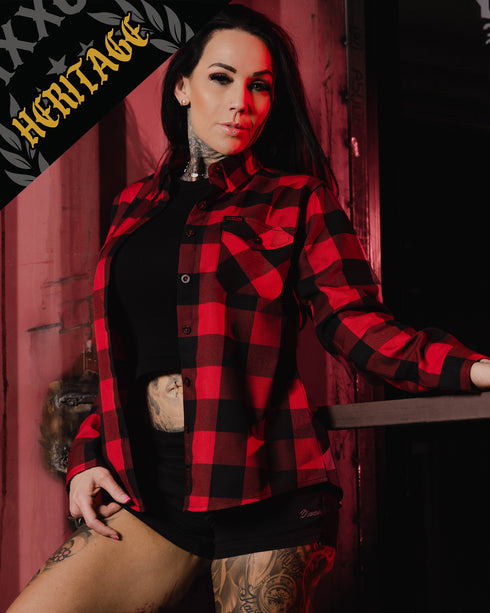 REDRUM HERITAGE FLANNEL - WOMENS