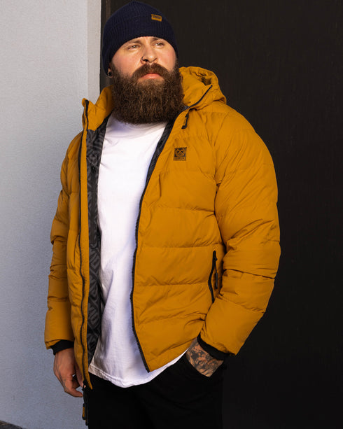 THE RIDGE DOWN JACKET CAMEL - MENS