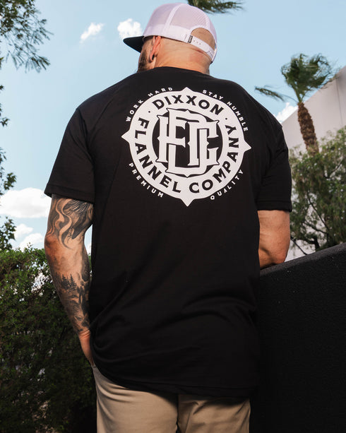 COMPASS TEE - BLACK