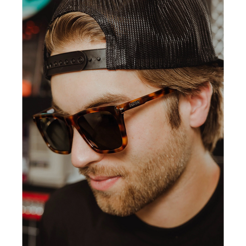 ANVIL SUNGLASSES - HAVANA TORTOISE/G15