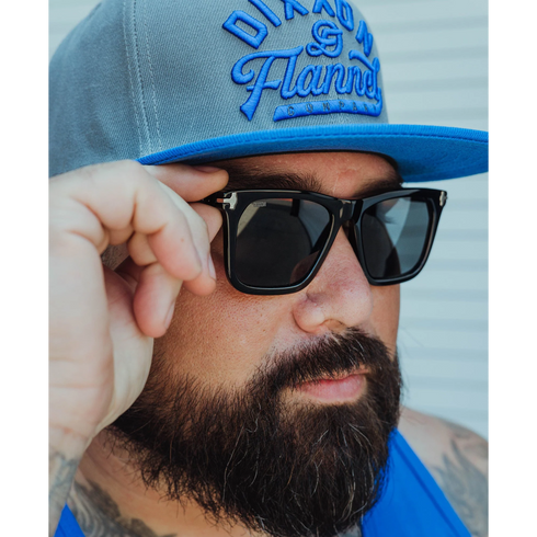 ANVIL SUNGLASSES - POLISHED BLACK/GRAY