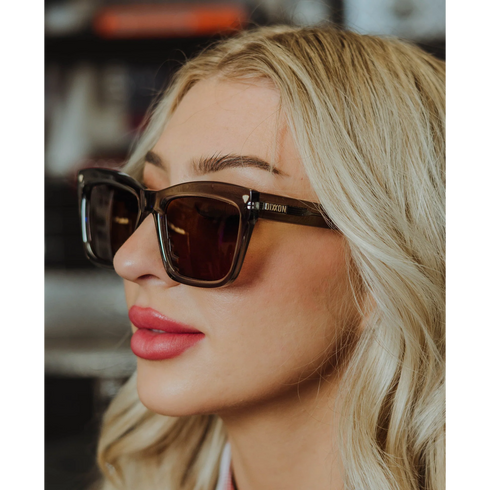 DEVILLE SUNGLASSES - GRAY SMOKE/BRONZE