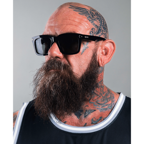 ELDO SUNGLASSES - POLISHED BLACK/GRAY